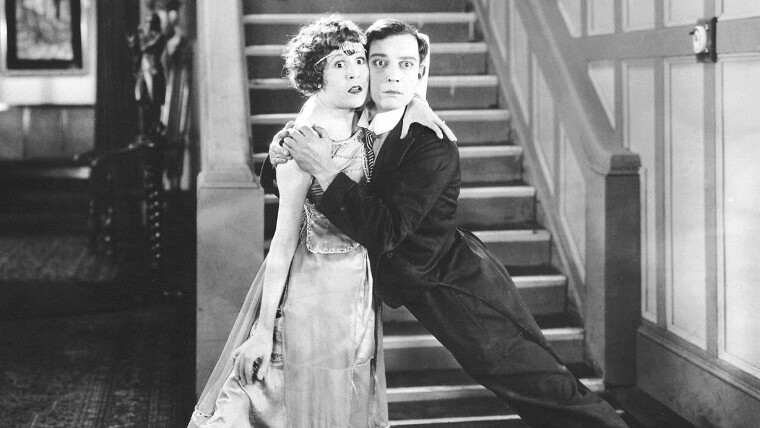 Angst dramatisch dargestellt von Buster Keaton